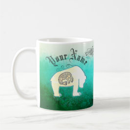 Taza De Café Sellos inuit personalizados y oso polar