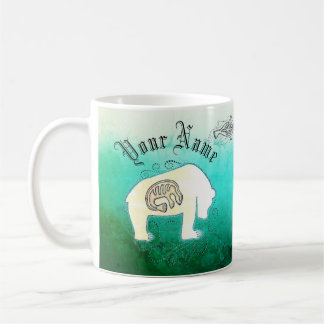 Taza De Café Sellos inuit personalizados y oso polar
