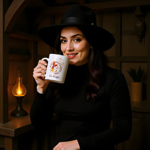 Taza De Café Sellos Mágicos Y Fénix