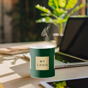 Taza De Café Selva esmeralda verde