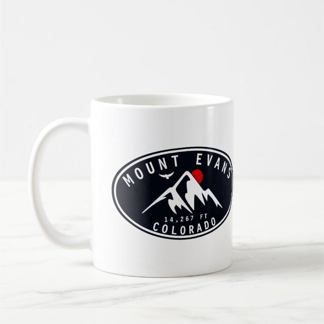 Taza De Café Selva Mount Evans 14er - Montañas Colorado (Izquierda)