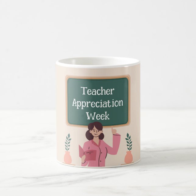 Taza De Café Semana de Apreciación del Profesor (Centro)
