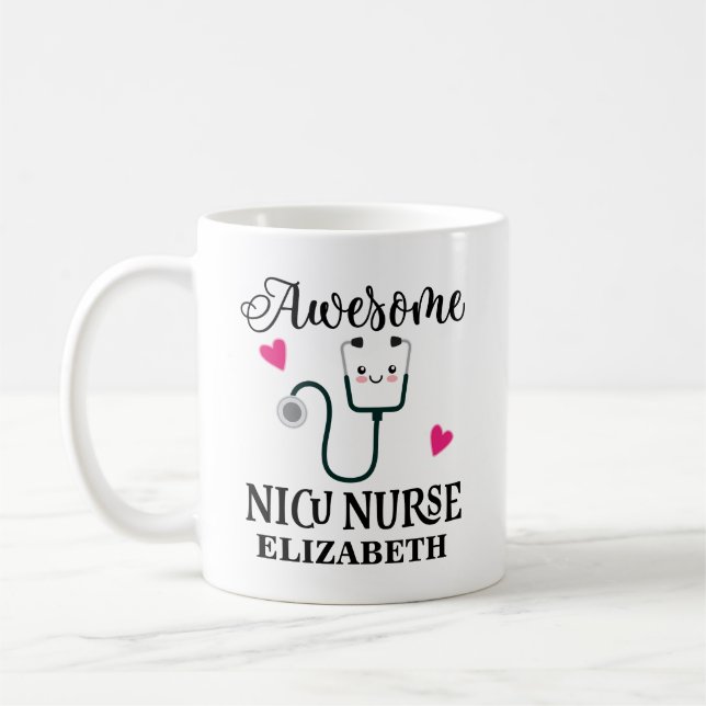 Taza De Café Semana del aprecio de la enfermera de NICU (Izquierda)
