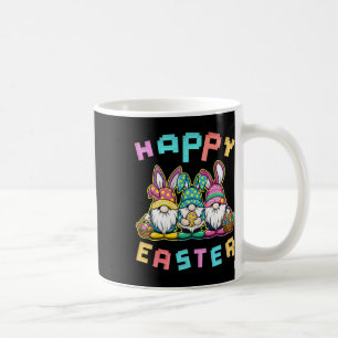 Taza De Café Semana Santa Caza de Huevos de Conejo Gnome Feliz 