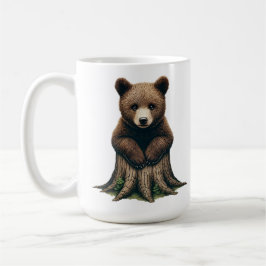 Taza De Café Sembrado de cojines de oso adorable en cubrecamas 