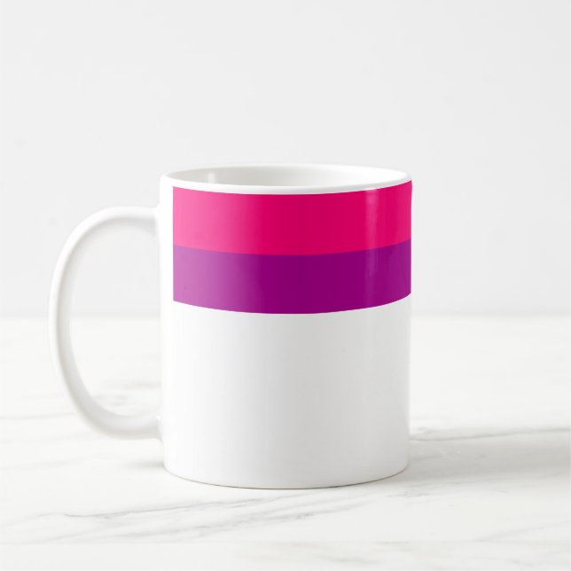 Taza De Café Semi Bisexual Pride Flag  (Izquierda)