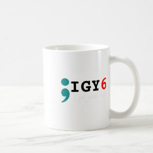 Taza De Café Semicolón Tengo Tu Conciencia Del Suicidio Del Ck