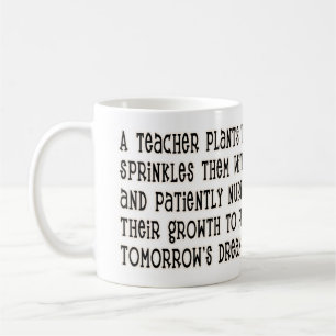 Taza De Café Semillas de conocimiento con cotización de profeso