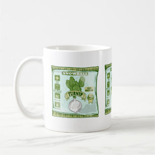 Taza De Café Semillas de nabo cultivando verduras