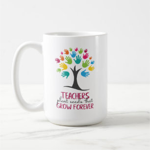 Taza De Café Semillas de plantas docentes que crecen para siemp