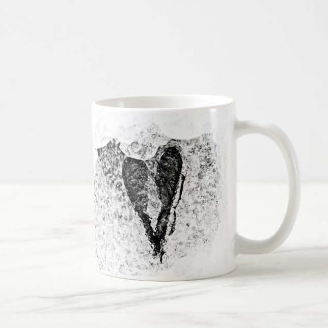 Taza De Café semillas heladas en amor (Derecha)