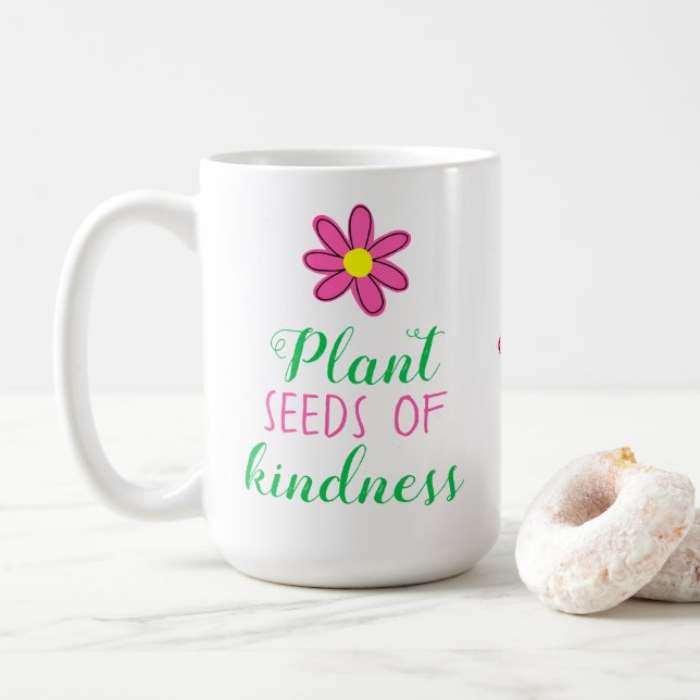 Taza De Café Semillas vegetales de bondad (Con donut)