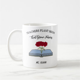 Taza De Café Semillas vegetales para maestros - Regalo docente 