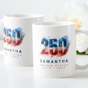Taza De Café Semiquincentenario EE. UU. 250 Aniversario de Amér