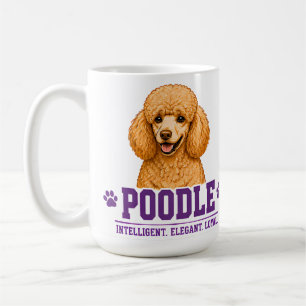 Taza De Café 🐾 Señal de Amante de Caniche 🐾
