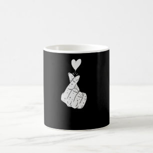 Taza De Café Señal de Amor Coreano