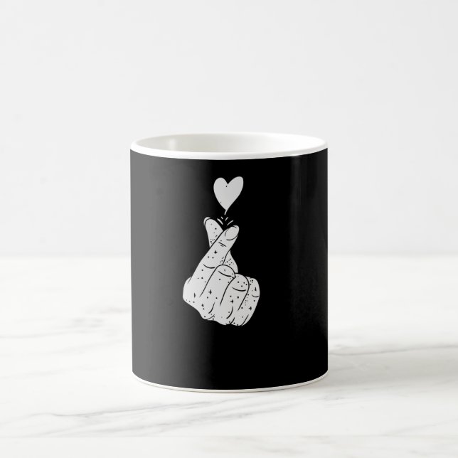 Taza De Café Señal de Amor Coreano (Centro)