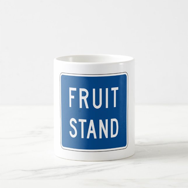 Taza De Café Señal de camino de frutería (Subido por el creador)