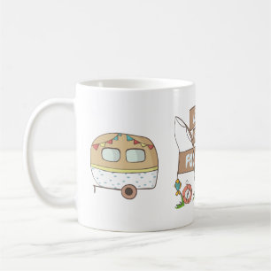 Taza De Café Señal de Dejar Solo Huellas Camping Senderismo