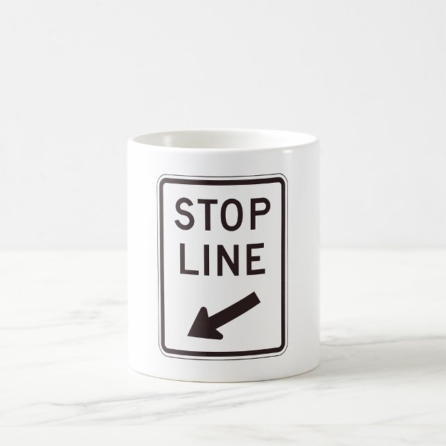 Taza De Café Señal de línea de parada (Subido por el creador)