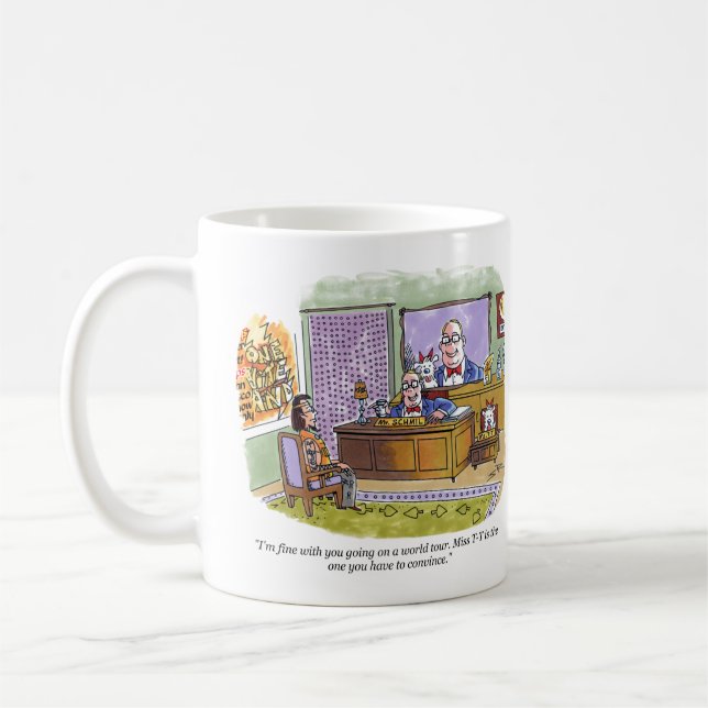 Taza De Café Señal de Miss T-T (Izquierda)