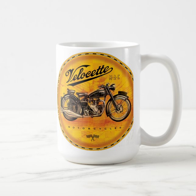 Taza De Café Señal de motocicletas ámbar Velocette (Derecha)
