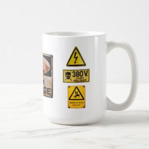 Taza De Café Señal de peligro 005