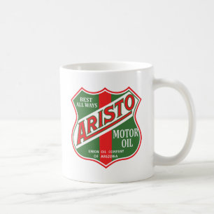 Taza De Café señal de reproducción vintage de aceite para motor