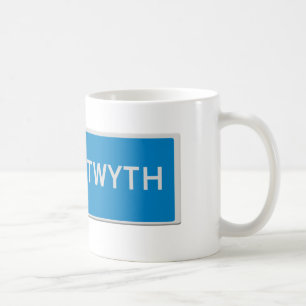 Taza De Café Señal de tráfico Aberystwyth