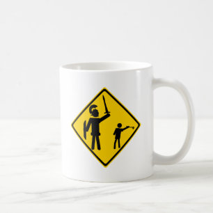 Taza De Café Señal de tráfico David and Goliath