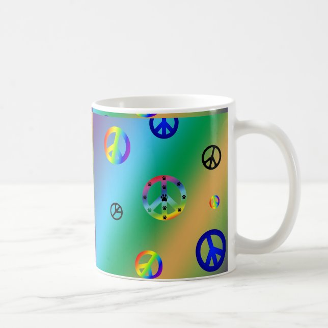 Taza De Café Señales de paz (Derecha)
