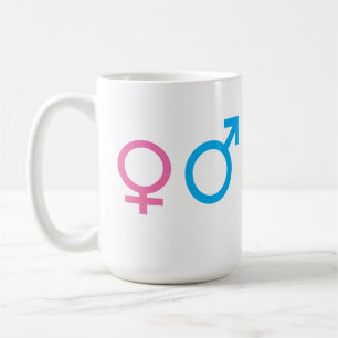 Taza De Café Señales masculinas y femeninas