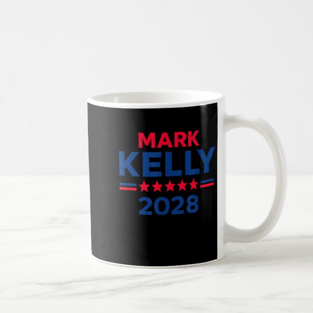 Taza De Café Senator Mark Kelly For President 2028 Campaign  (Derecha)