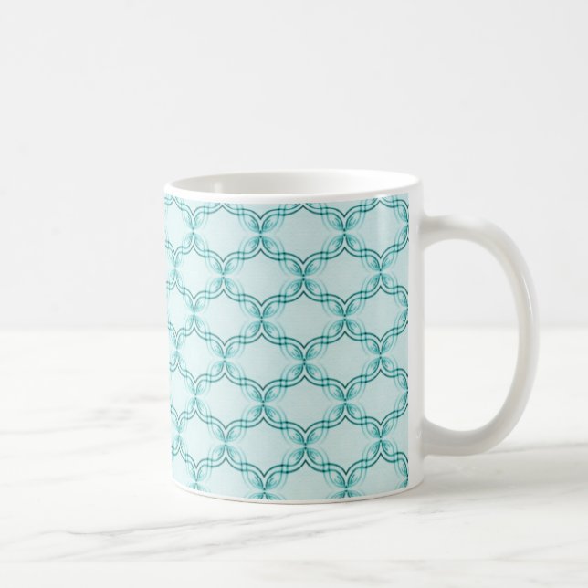 Taza De Café Sencillamente Glamurosa Mug, Turquesa (Derecha)