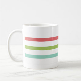 Taza De Café Sencillas bandas personalizadas Mug