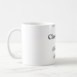 Taza De Café Sencillas felicitaciones por graduación mínima aña