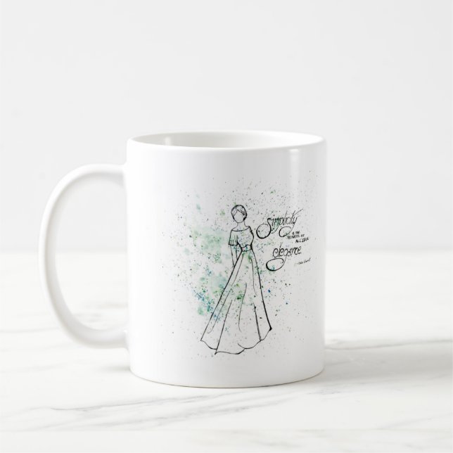 Taza De Café Sencillez Mug (Izquierda)