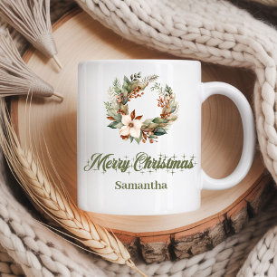 Taza De Café Sencillo aspecto escandinavo neutral nombre person