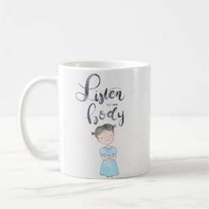 Taza De Café Sencillo autoamor suave gentil