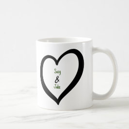 Taza De Café Sencillo Corazón de San Valentín