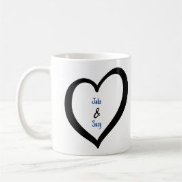 Taza De Café Sencillo Corazón de San Valentín