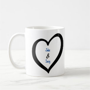 Taza De Café Sencillo Corazón de San Valentín