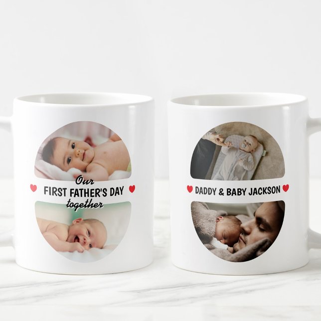 Taza De Café Sencillo Día del Primer Padre inspirado en el huev (Subido por el creador)