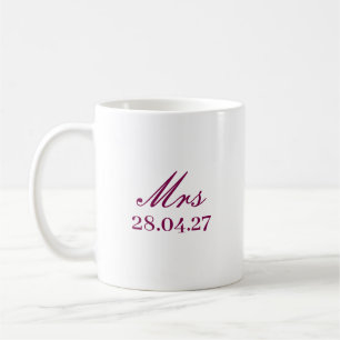 TAZA DE CAFÉ SENCILLO ESTILIZADO MODERNO PERSONALIZADO DÍA DE L