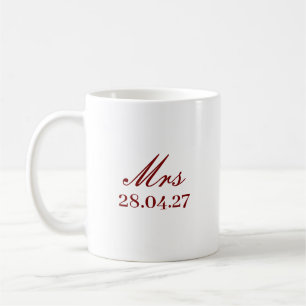 TAZA DE CAFÉ SENCILLO ESTILIZADO MODERNO PERSONALIZADO DÍA DE L