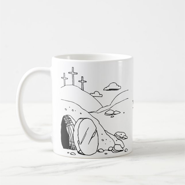 Taza De Café Sencillo, Ha Crecido La Mug De Pascua (Izquierda)