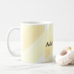 Taza De Café sencillo minimalista añade tu nombre dama de honor<br><div class="desc">diseño</div>