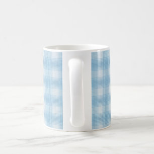 Taza De Café Sencillo patrón azul cielo