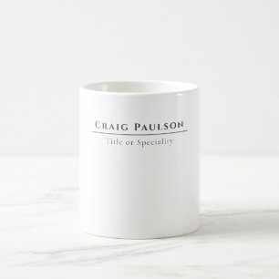 Taza De Café Sencillo y atractivo profesional Minimalista
