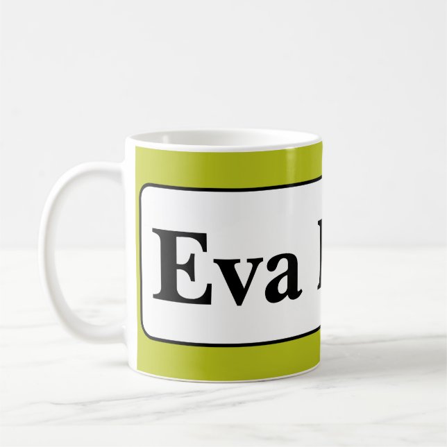 Taza De Café Sencillo y elegante (Izquierda)